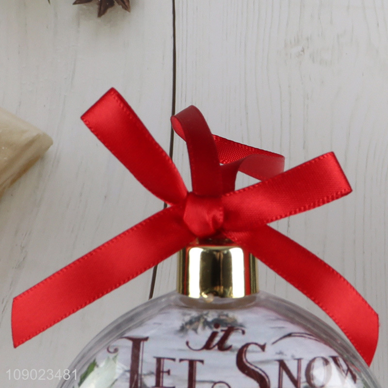 Best quality Christmas decoration hanging mini photo frame ball for sale