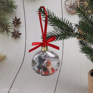 Top selling creative Christmas decoration hanging mini <em>photo</em> <em>frame</em> ball