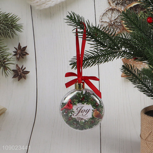 Online wholesale christmas tree ornament <em>photo</em> <em>frame</em> ball for Christmas decoration