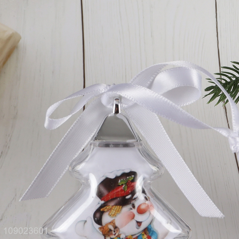 Top sale xmas tree shape Christmas hanging ornaments photo frame