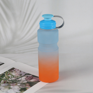 Factory supply portable BPA free plastic drinking bottle water bottle wholesale