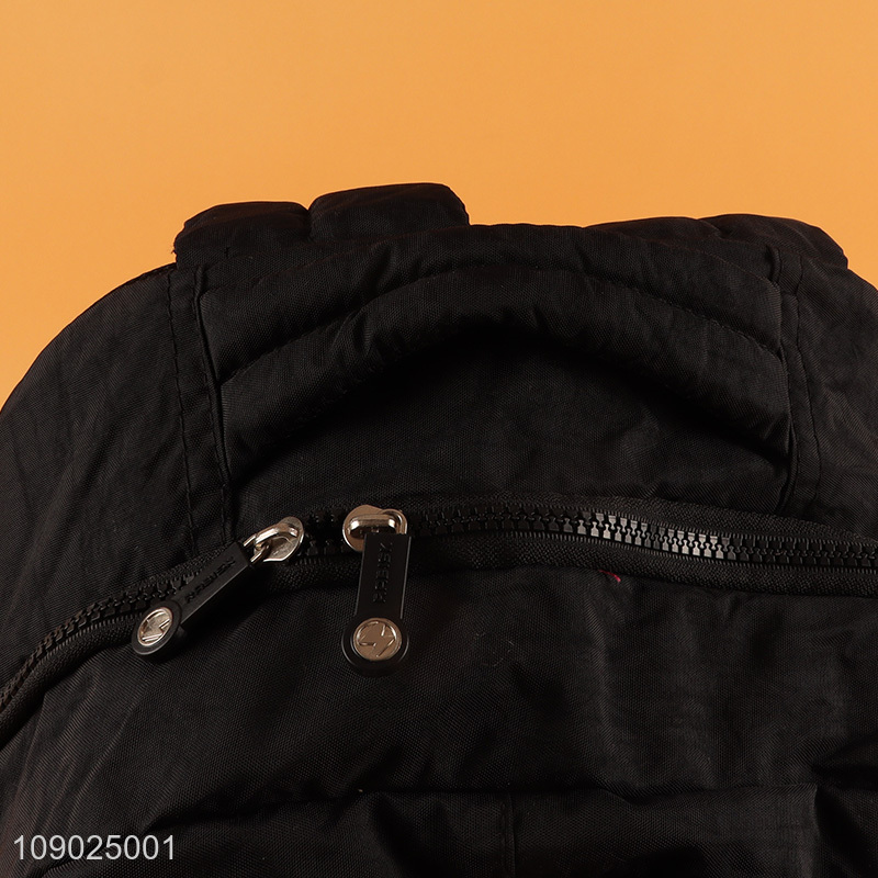 New product black lightweight Oxford cloth waterproof school bag backpack bag