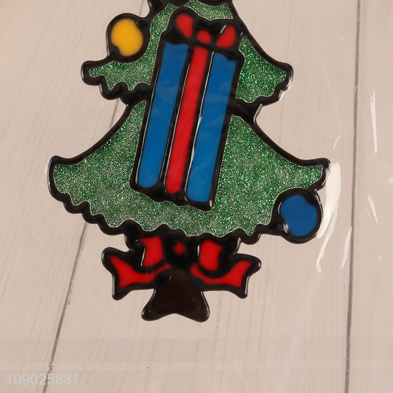 High Quality PVC Christmas Window Stickers for Home Office Decoration