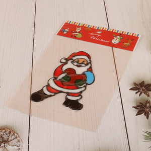 High Quality PVC Christmas Window Clings Xmas Window Decals for Kids