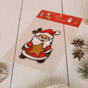 Online Wholesale PVC Christmas Window Stickers Cute Cartoon Window Clings