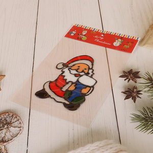 New Arrival PVC Christmas Window Stickers for Home Office Decoration