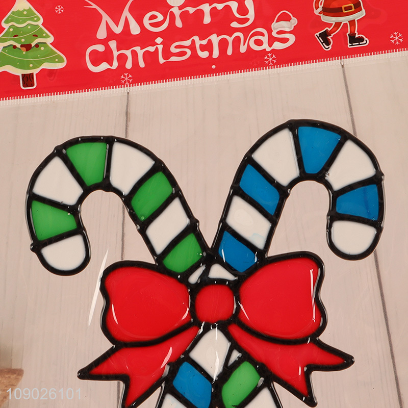 New Arrival PVC Christmas Window Clings Xmas Window Decals for Kids