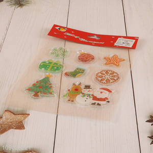 New Product PVC Christmas Window Stickers for Home Office Decoration