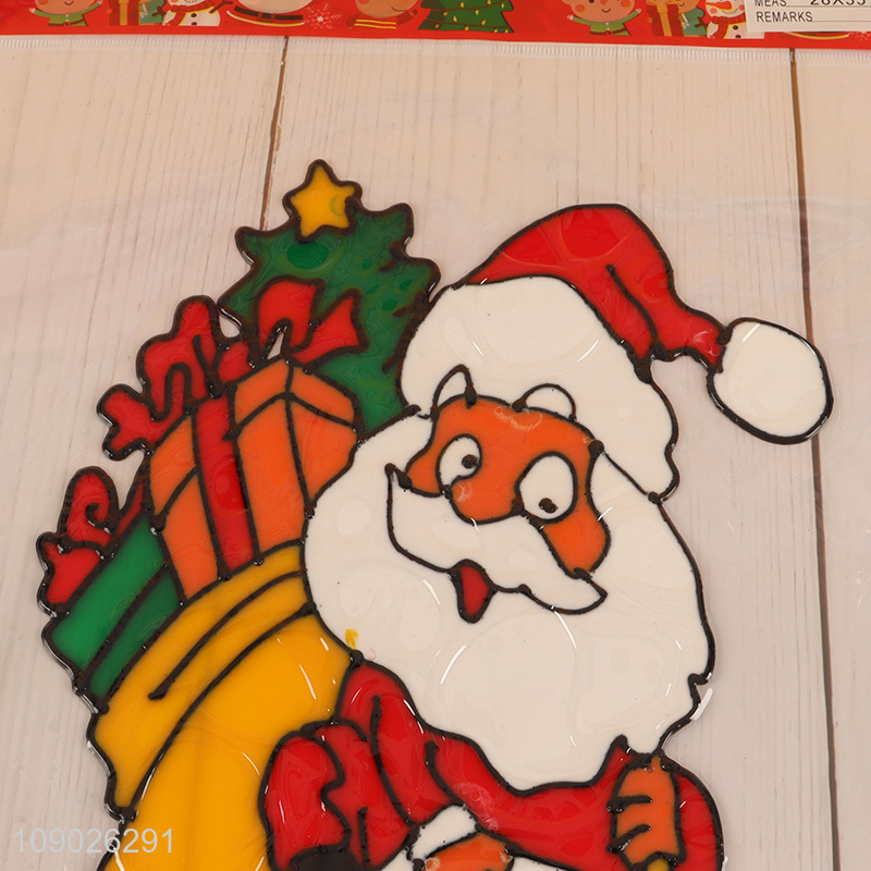 New Product PVC Christmas Window Clings for Window & Glass Decoration