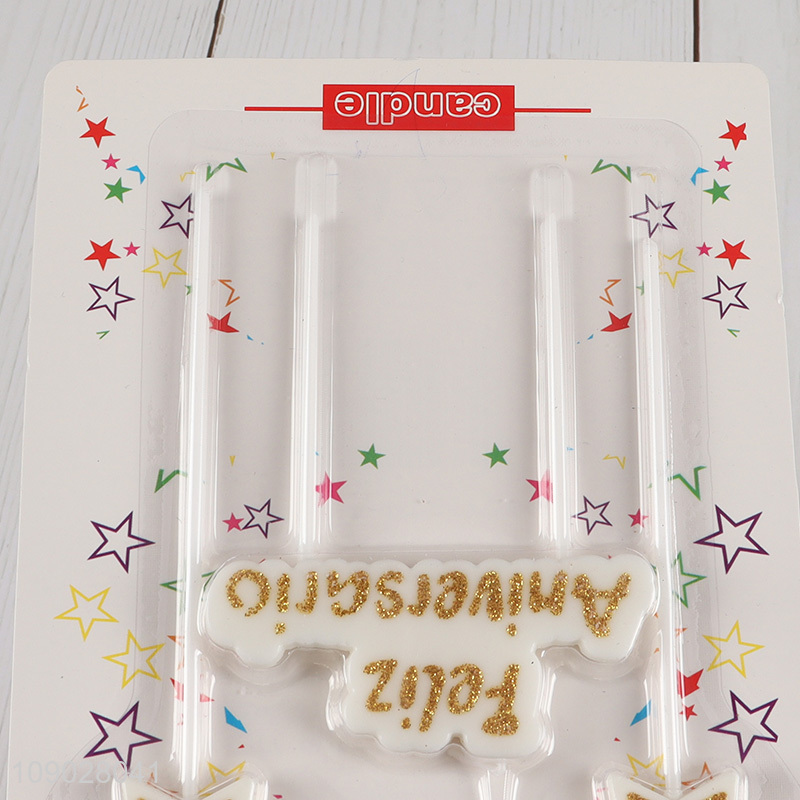 Best selling birthday cake decorative candle party holiday candle set