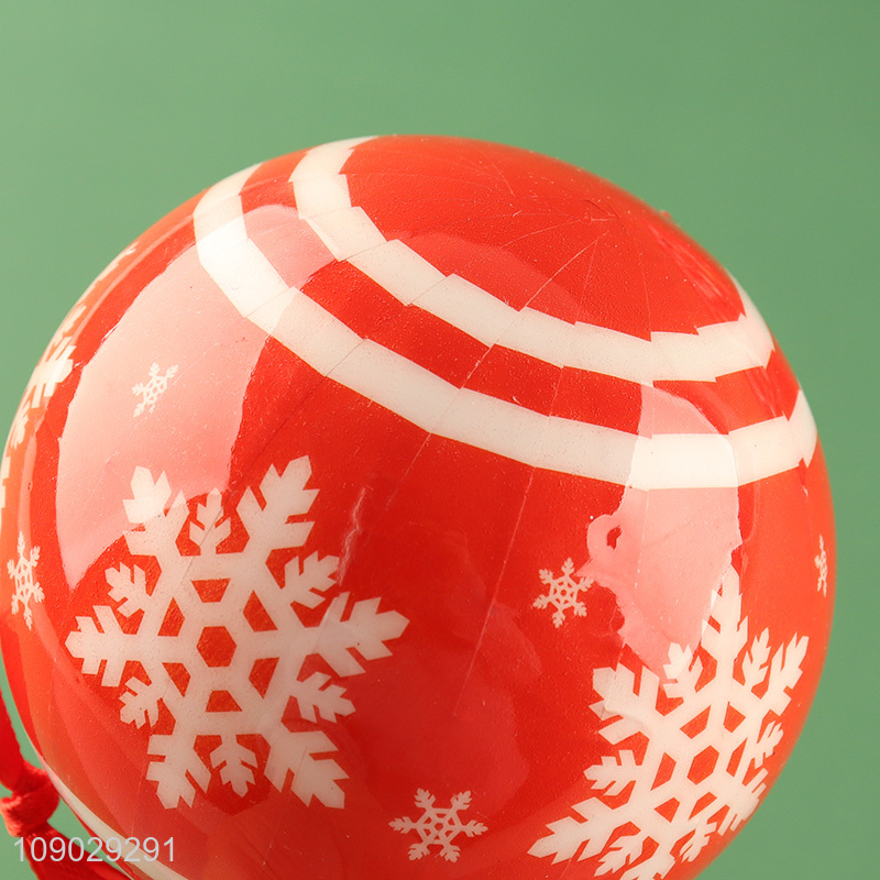 Hot items red round Christmas tree hanging ornaments Christmas ball