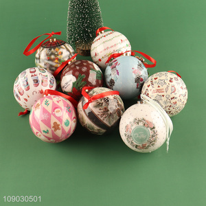 Good selling round Christmas tree hanging ornaments Christmas ball for sale