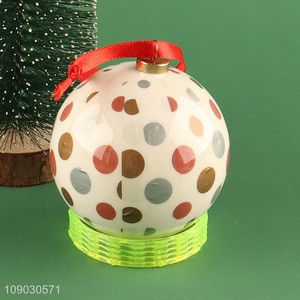 Hot products round Christmas tree hanging ornaments Christmas ball for sale