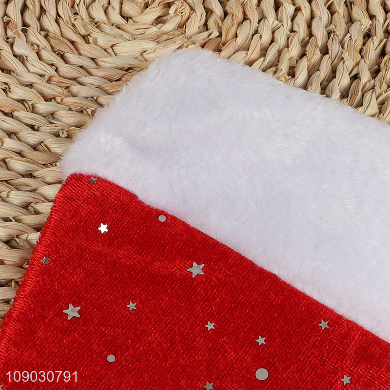 Good sale winter plush Christmas hat for Christmas party supplies wholesale