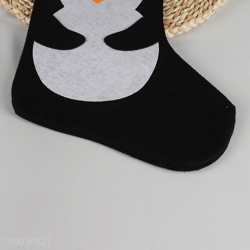 Factory wholesale penguin cartoon Christmas hanging ornaments Christmas stocking