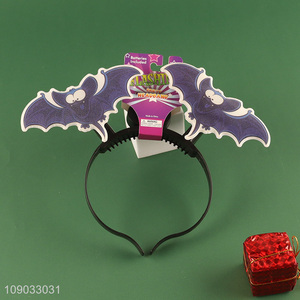 Popular products fashionable bat hair hoop headband for Halloween party supplies