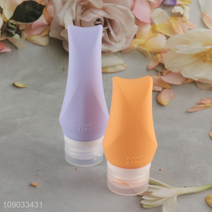 China products multicolor travel portable squeeze silicone shampoo bottle lotion bottle