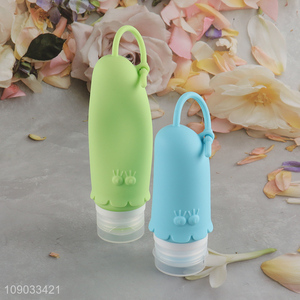 Factory price portable travel silicone squeeze bottle shampoo bottle lotion bottle