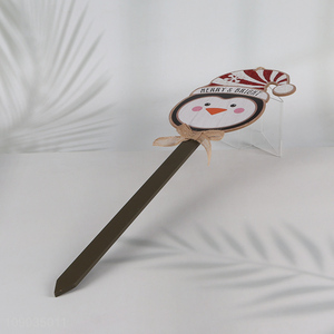 New Product Wooden Christmas Decoration Garden Stakes Christmas Wooden <em>Decorations</em>