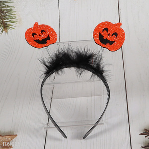 Good Quality Halloween Pumpkin Headband Halloween Hair Hoop for Women Girls