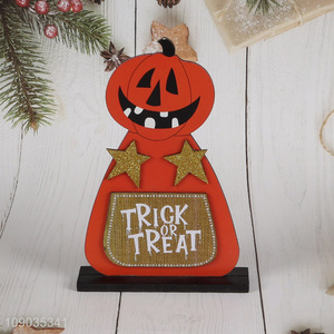 High Quality Halloween Table <em>Decorations</em> Trick or Treat Wooden Halloween Signs