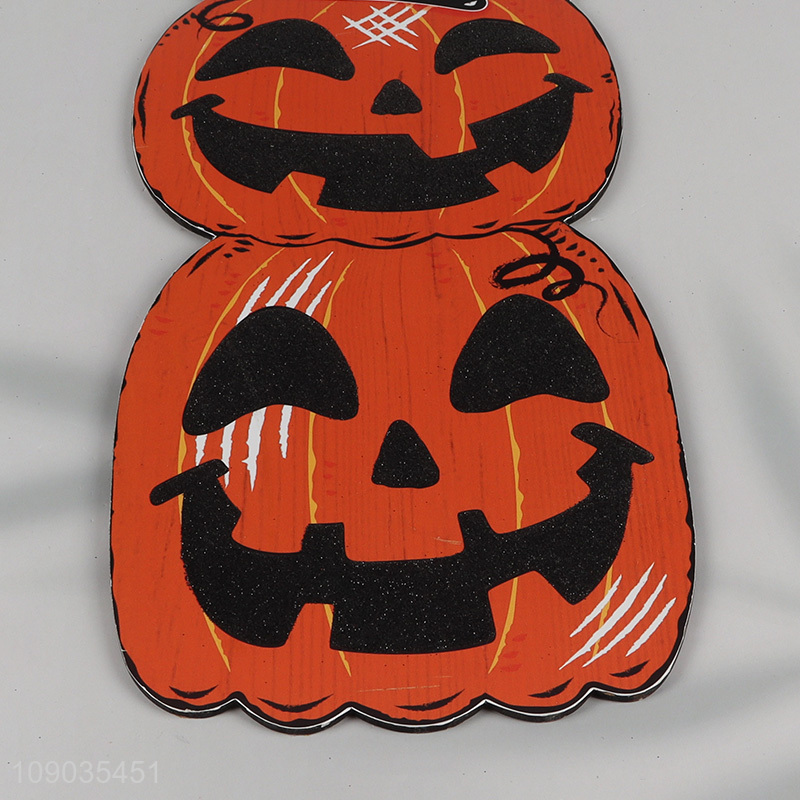 Online Wholesale Halloween Decorations Halloween Pumpkin Wooden Hanging Signs