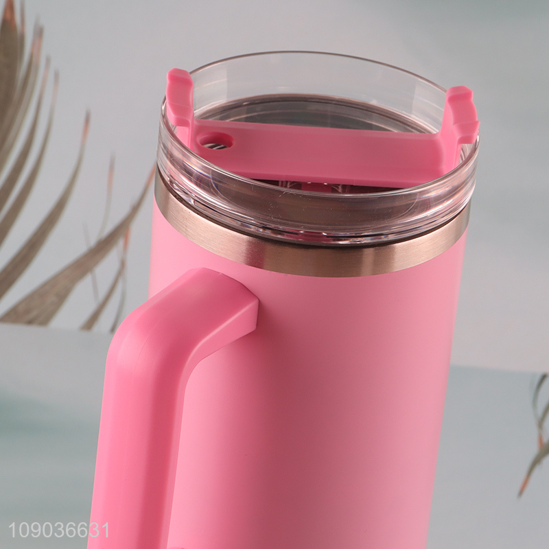 China products stainless steel water cup drinking cup music speaker with straw & handle