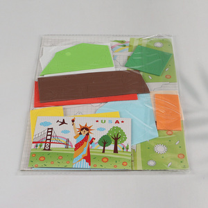 New Product 3D EVA Foam Sticker <em>Puzzle</em> Game Cartoon USA Learning Toy