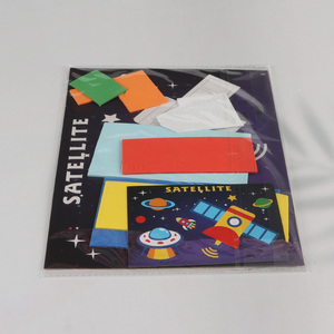 Factory Price 3D EVA Foam Sticker <em>Puzzle</em> Game Cartoon Satellite Learning Toy