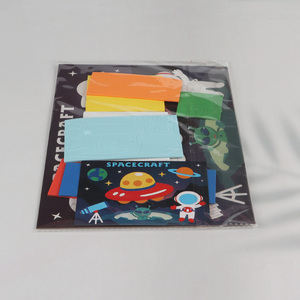 Hot Selling 3D EVA Foam Sticker <em>Puzzle</em> Game Cartoon Spacecraft Learning Toy