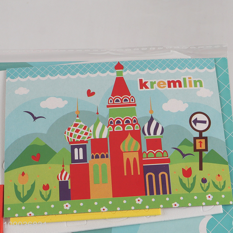 High Quality 3D EVA Foam Sticker Puzzle Game Cartoon Kremlin Learning Toy