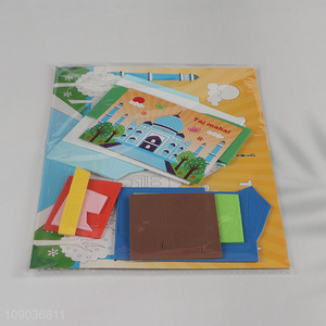 Good Quality 3D EVA Foam Sticker <em>Puzzle</em> Game Cartoon Taj Mahal Learning Toy