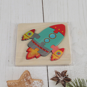 Online Wholesale Cartoon Submarine Wooden <em>Puzzle</em> Montessori Toys Kids Learning Toys