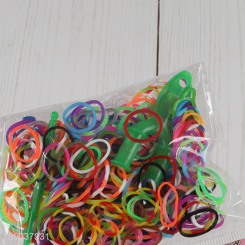 Factory Price Colorful Rubber Band Bracelet Kit DIY Art Craft Kit for Kids Girls