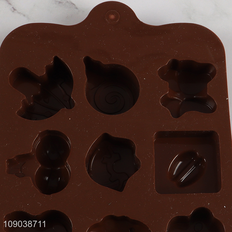 Online Wholesale 15-Cavity Silicone Chocolate Molds Baking Molds for Hard Candy