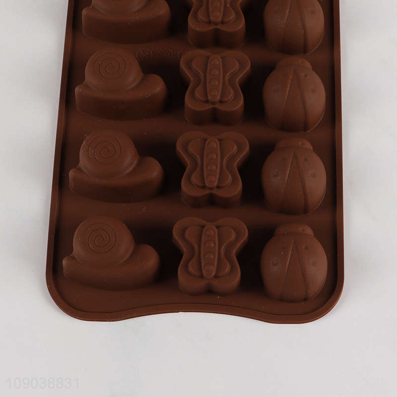 Wholesale 18-Cavity Non-Stick Silicone Baking Molds for Chocolate Jello Pudding