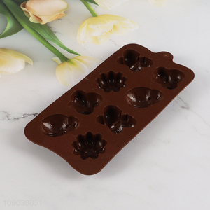 New Arrival 8-Cavity Heat Resistant Silicone Chocolate Candy Jello Molds