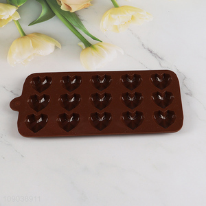 Hot Sale Cavity 15-Silicone Chocolate Molds Reusable Baking Molds for Candy