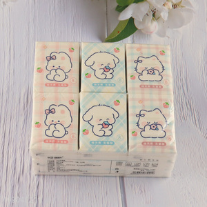 China supplier skin-friendly 3ply handkerchief tissue mini facial tissue