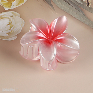 Good Quality Platic Flower Hair Claw Clips Flower Hair Clips for Women