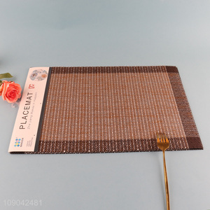 Online wholesale rectangle tabletop decoration non-slip place mat dinner mat