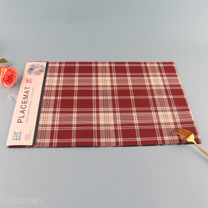 China supplier multicolor rectangle pvc place mat dinner mat for home restaurant