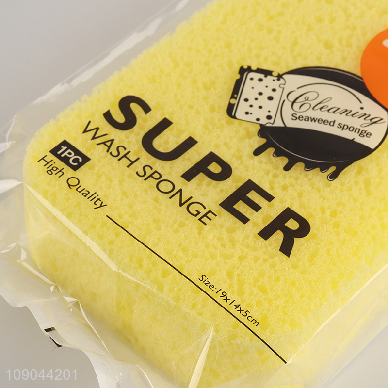 Factory price soft reusable car washing sponge cleaning sponge for sale