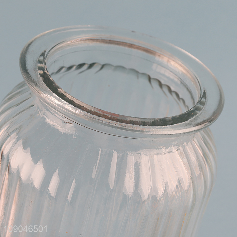 Top sale Christmas series clear glass storage jar for candy