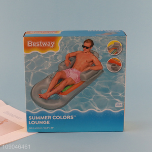 Hot items outdoor swimming summer water lounge chair with air pump