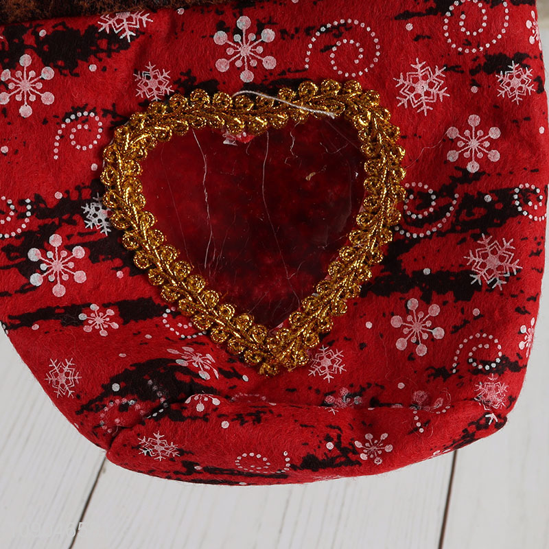 Hot Selling Nonwoven Drawstring Christmas Gift Bag Christmas Candy Bag