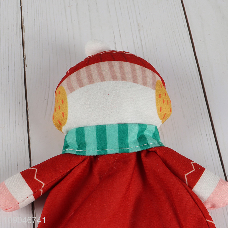 Wholesale Christmas Eve Apple Bag Christmas Doll Gift Bag with Drawstring