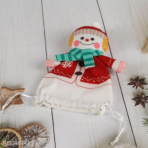 Wholesale Christmas Eve Apple Bag Christmas Doll Gift Bag with Drawstring