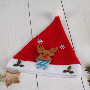 Good Quality Non-Woven Christmas Hat Santa Hat for Kids & Adults