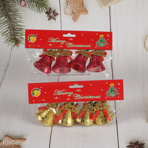 Online Wholesale 4PCS Christmas Bells Christmas Tree Hanging Ornaments